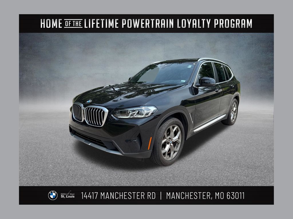 Black Sapphire Metallic 2024 BMW X3 SUV / Crossover All-Wheel Drive 8-Speed Automatic