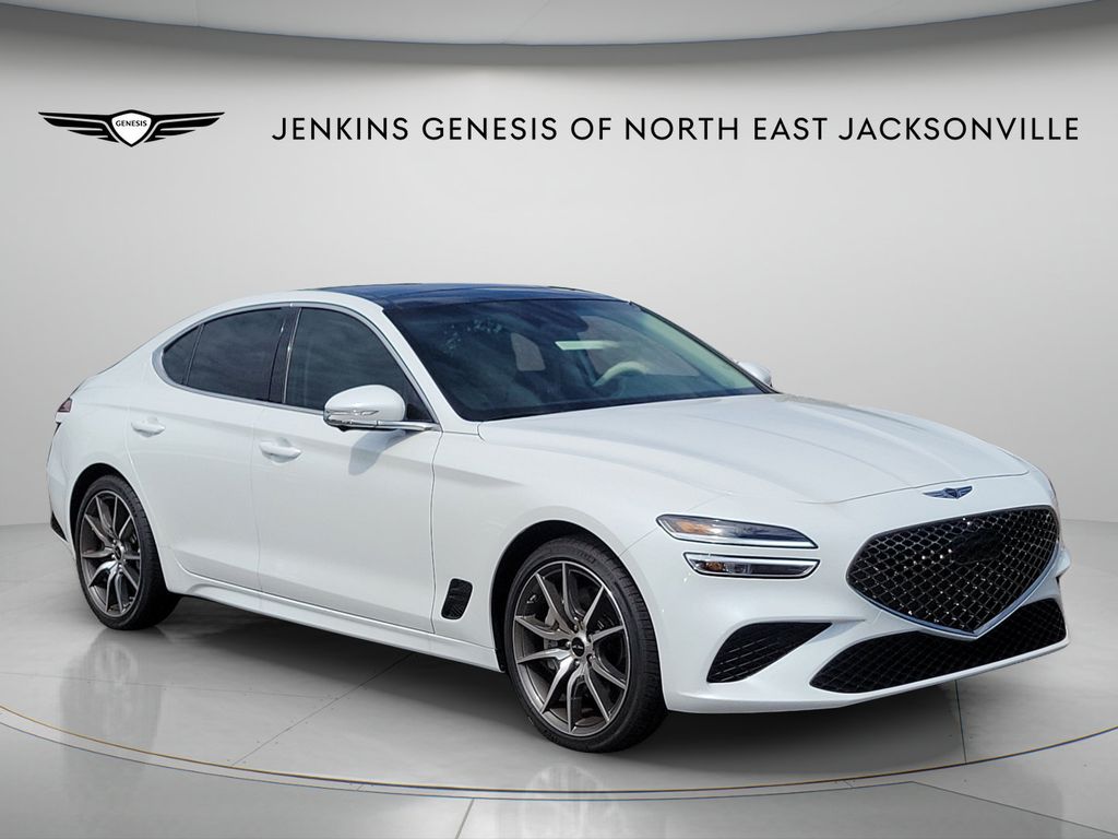 Uyuni White 2026 Genesis G70 Sedan Rear-Wheel Drive 8-Speed Automatic
