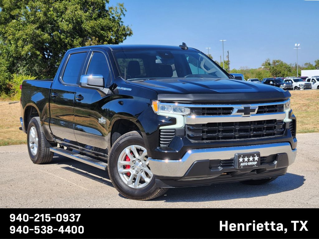 Black 2022 Chevrolet Silverado 1500 Pickup Truck 4X2 8-Speed Automatic