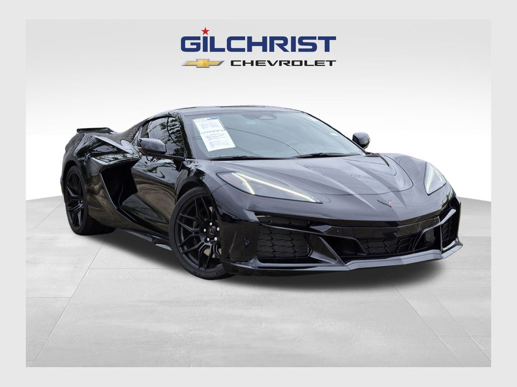 Black 2025 Chevrolet Corvette Z06 2LZ Coupe RWD Coupe Rear-Wheel Drive 8-Speed Dual Clutch
