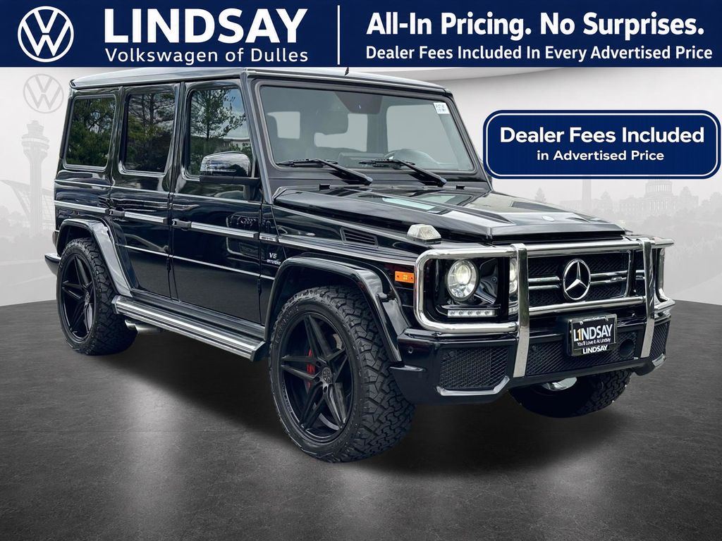 Black 2015 Mercedes-Benz G-Class SUV / Crossover All-Wheel Drive 7-Speed Automatic