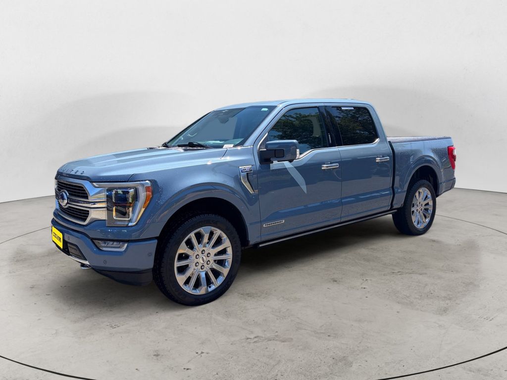 Blue (Azure Gray Metallic) 2023 Ford F-150 Pickup Truck Four-Wheel Drive Automatic