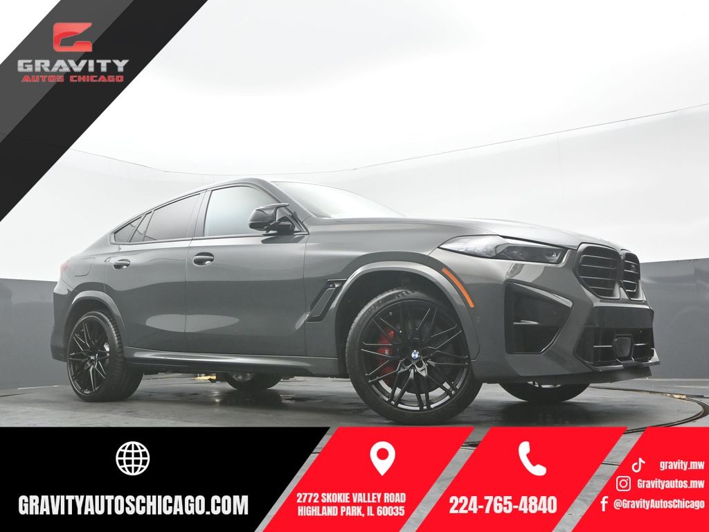 Gray (Dravit Grey Metallic) 2025 BMW X6 M SUV / Crossover All-Wheel Drive Automatic