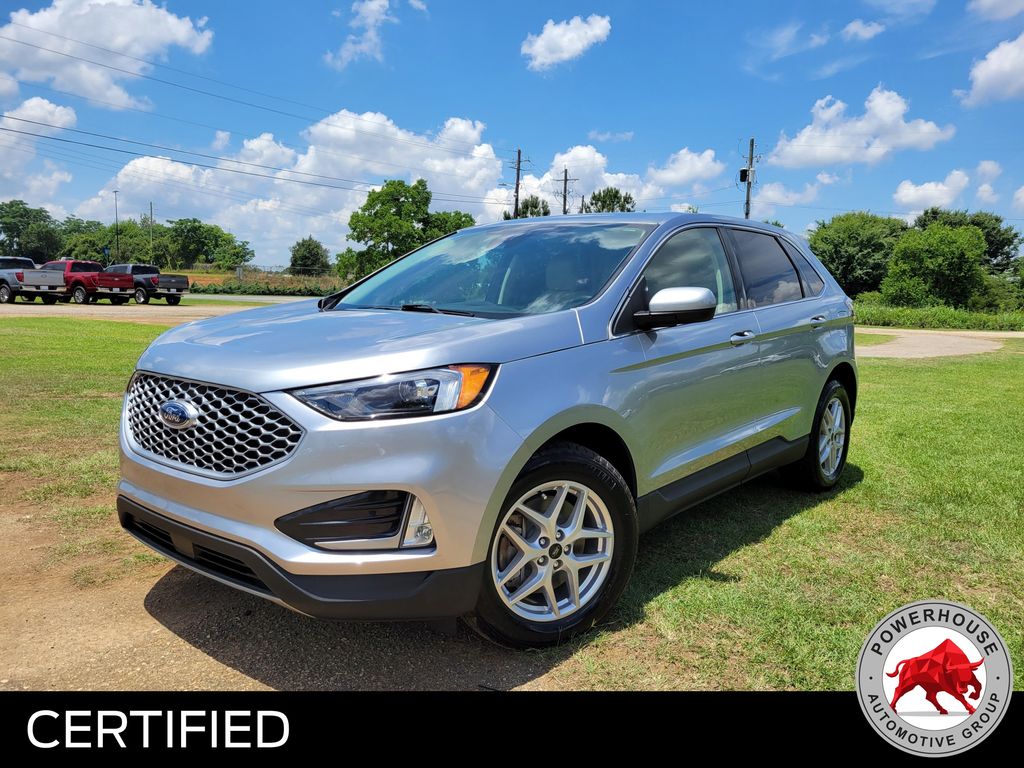 Silver Metallic 2024 Ford Edge SEL AWD SUV / Crossover All-Wheel Drive 8-Speed Automatic