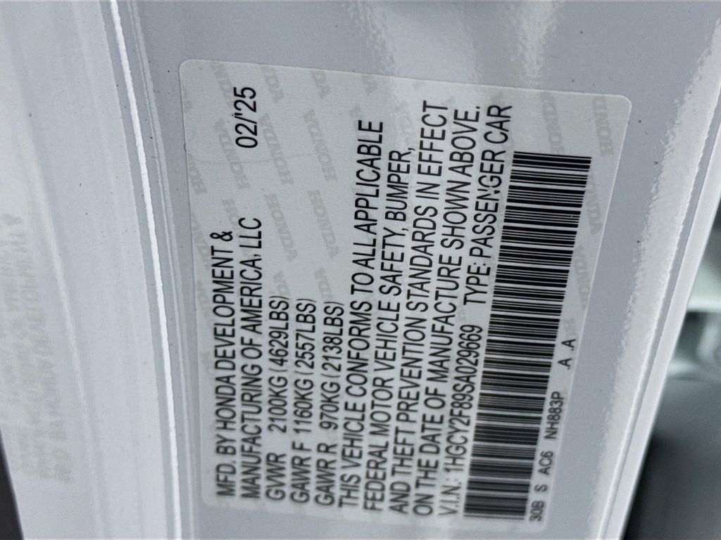 Used Car 2025 Honda Accord Hybrid  Touring For Sale Under $40,000 In Austin, Texas