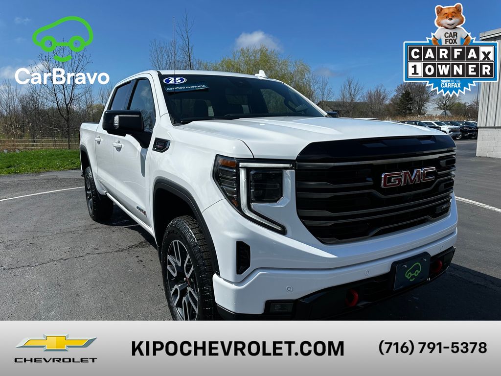 Summit White 2025 GMC Sierra 1500 Pickup Truck Four-Wheel Drive Automatic