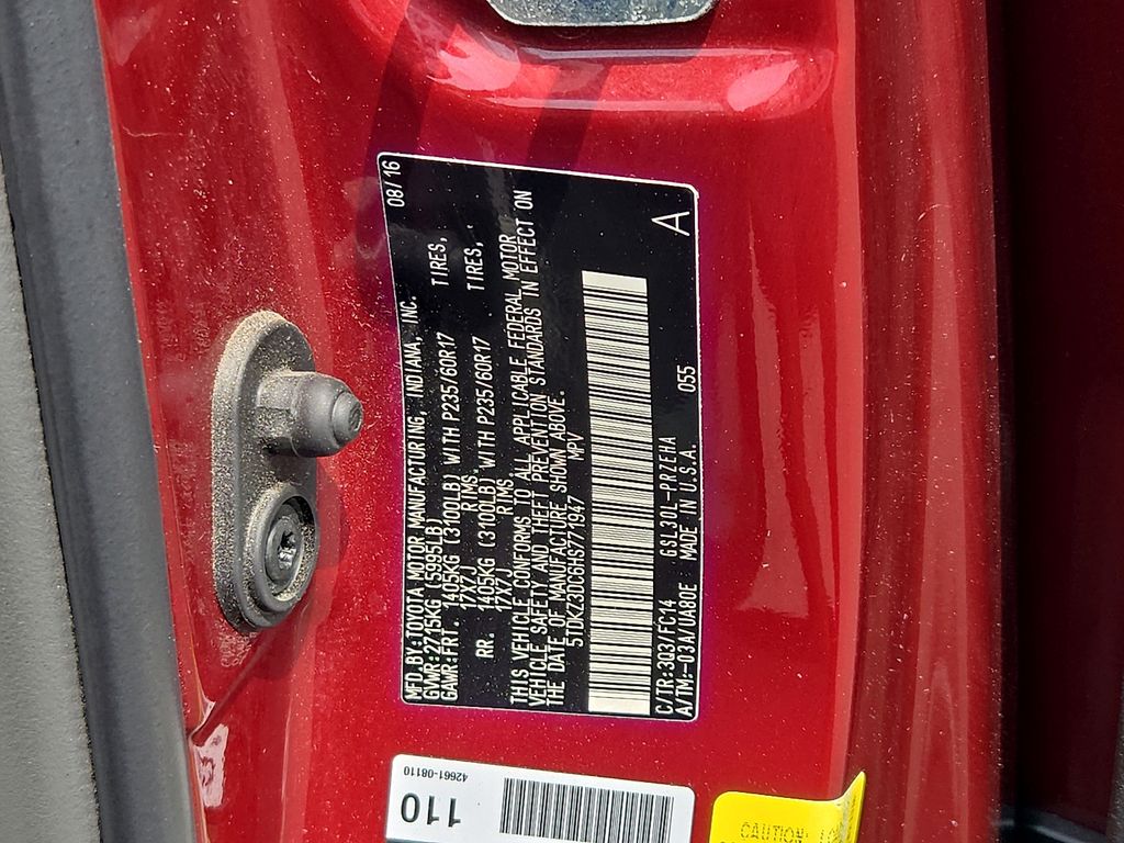 2017 Toyota Sienna