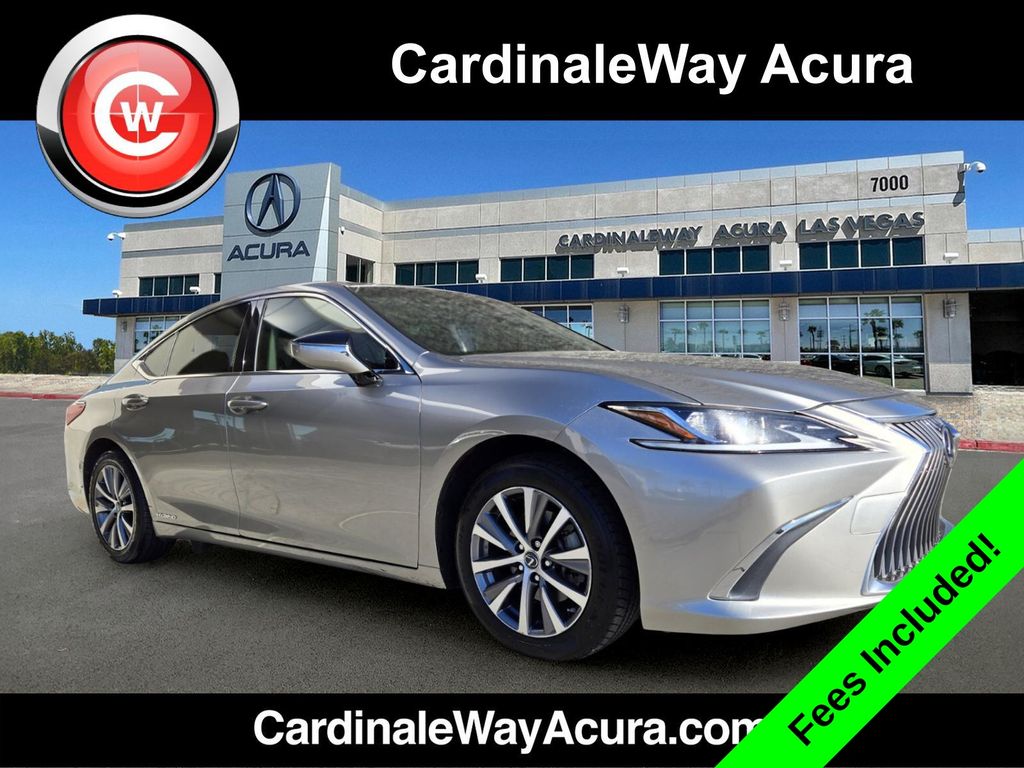 Silver 2019 Lexus ES Hybrid 300h FWD Sedan Front-Wheel Drive Continuously Variable Transmission