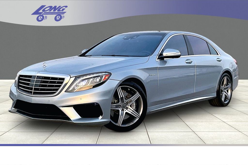 Silver 2015 Mercedes-Benz S-Class Sedan All-Wheel Drive 7-Speed Automatic