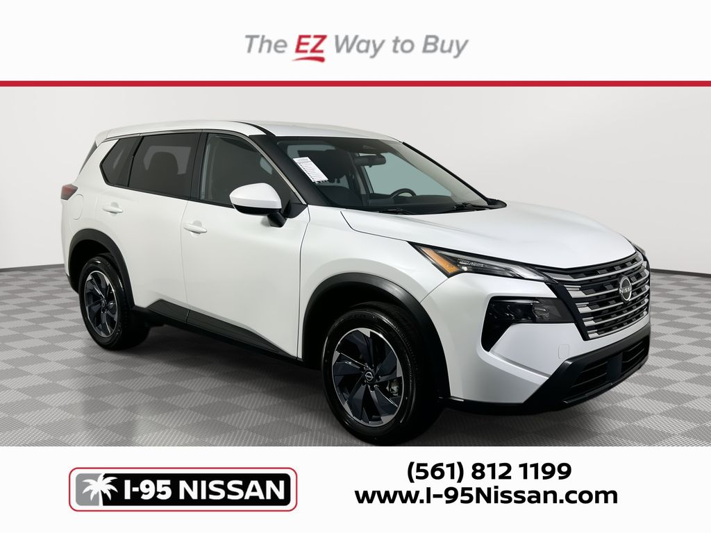 Everest White Pearl 2025 Nissan Rogue SUV / Crossover Front-Wheel Drive Continuously Variable Transmission
