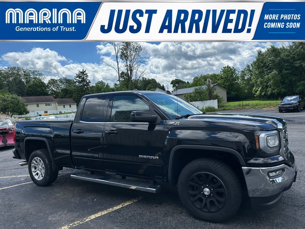 Onyx Black 2018 GMC Sierra 1500 Pickup Truck Four-Wheel Drive 6-Speed Automatic Overdrive