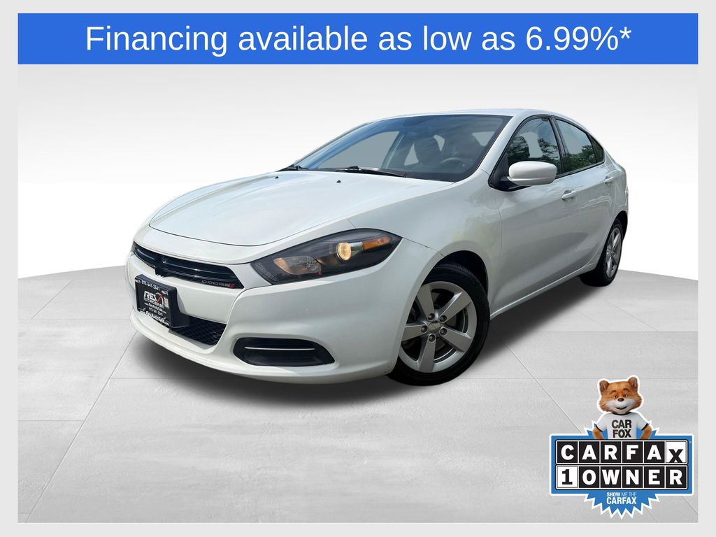 Bright White Clearcoat 2015 Dodge Dart Sedan Front-Wheel Drive 6-Speed Automatic