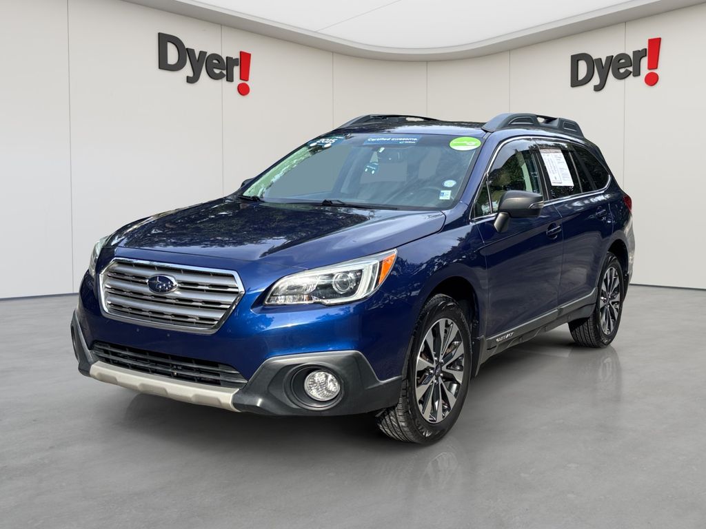 Lapis Blue Pearl 2015 Subaru Outback Wagon All-Wheel Drive Continuously Variable Transmission
