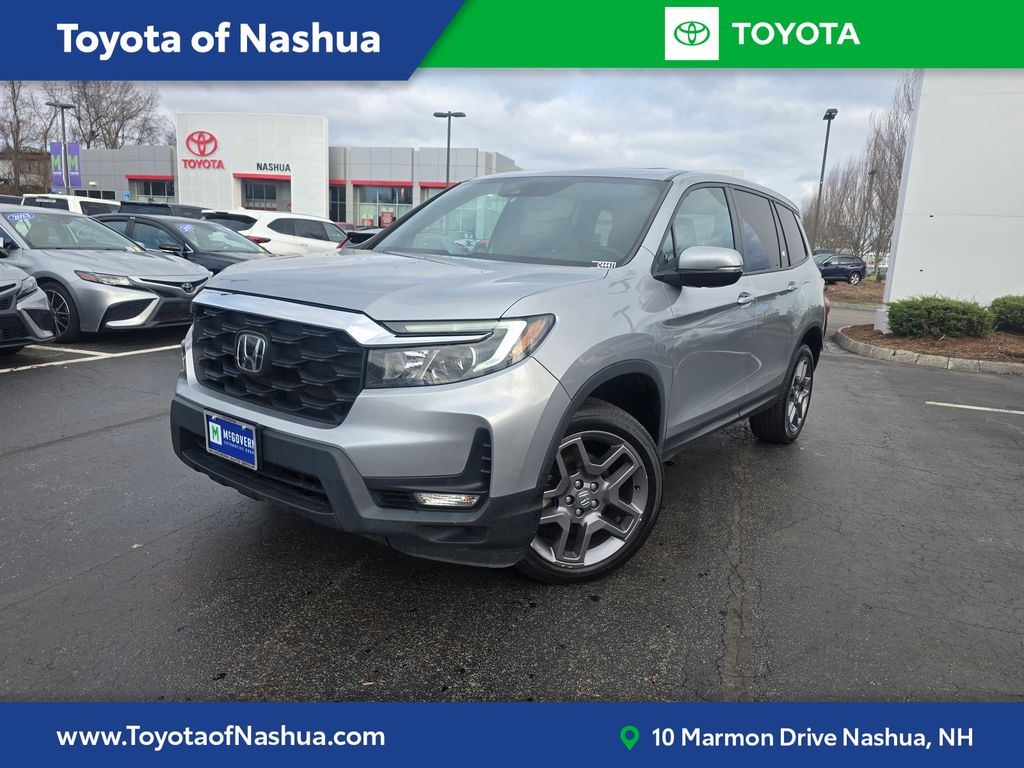 Lunar Silver Metallic 2023 Honda Passport SUV / Crossover All-Wheel Drive 9-Speed Automatic