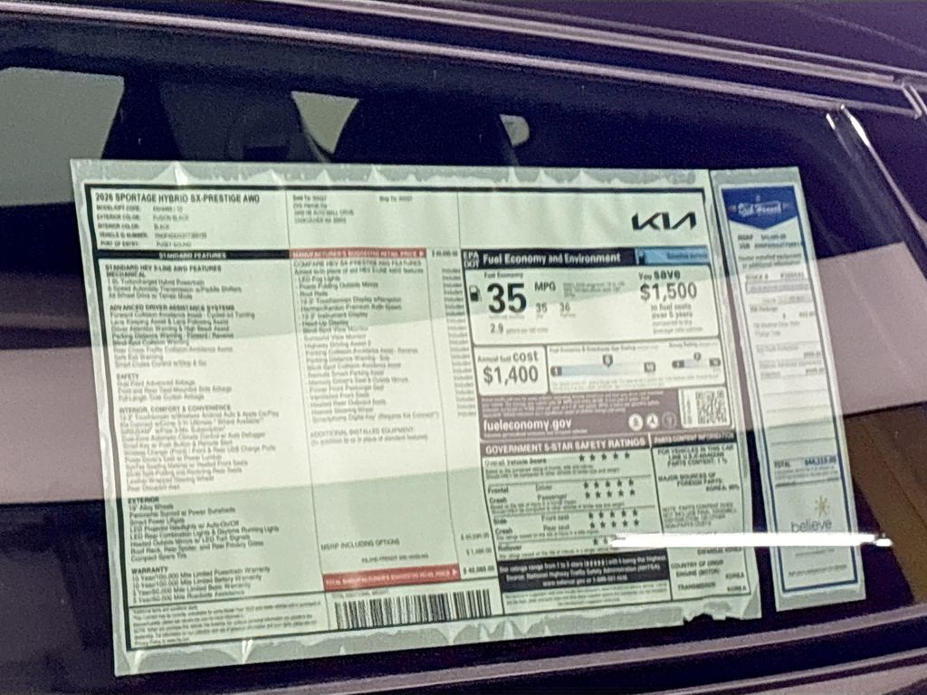 2026 Kia Sportage Hybrid SX-Prestige