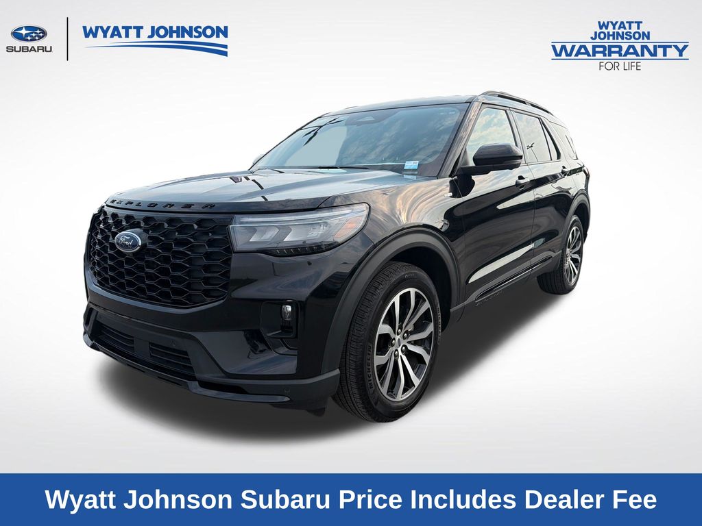Black Metallic 2025 Ford Explorer SUV / Crossover All-Wheel Drive Automatic
