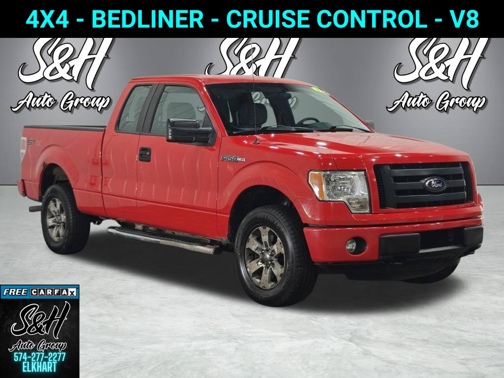 Race Red 2012 Ford F-150 Pickup Truck Four-Wheel Drive 6-Speed Automatic