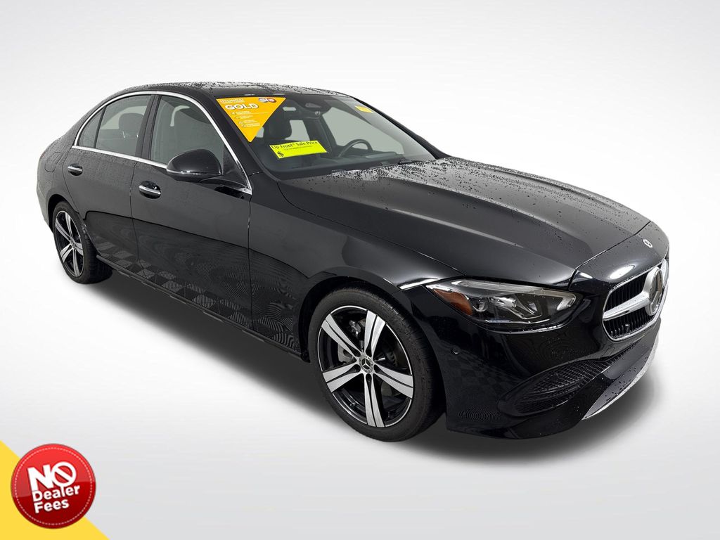 Black 2025 Mercedes-Benz C-Class C 300 RWD Sedan Rear-Wheel Drive 9-Speed Automatic