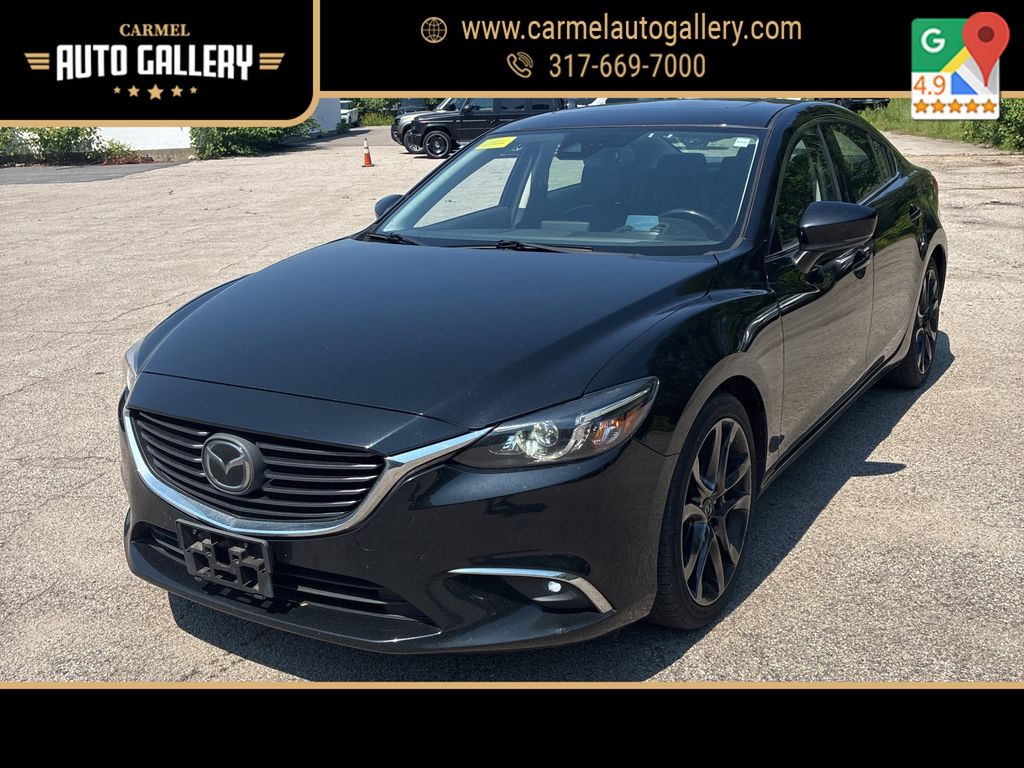 Jet Black Mica 2017 Mazda MAZDA6 Sedan Front-Wheel Drive 6-Speed Automatic