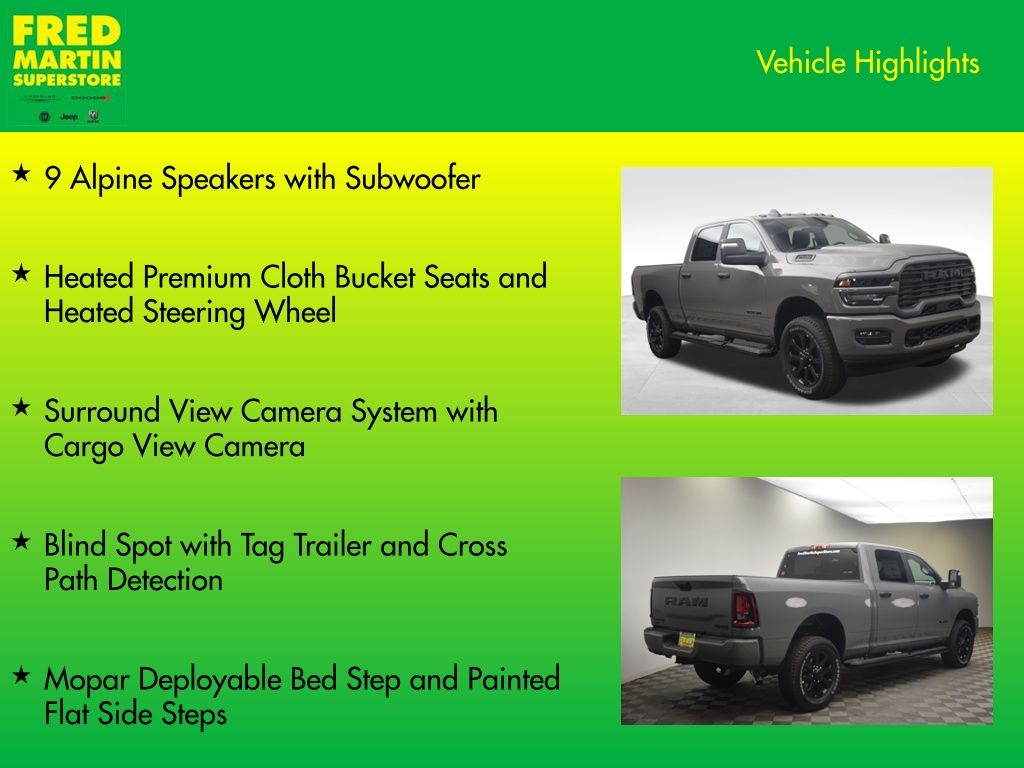 new 2026 Ram 2500 car, priced at $64,802