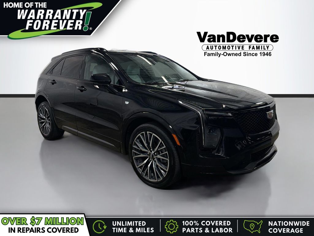 Black 2024 Cadillac XT4 SUV / Crossover Four-Wheel Drive 9-Speed Automatic