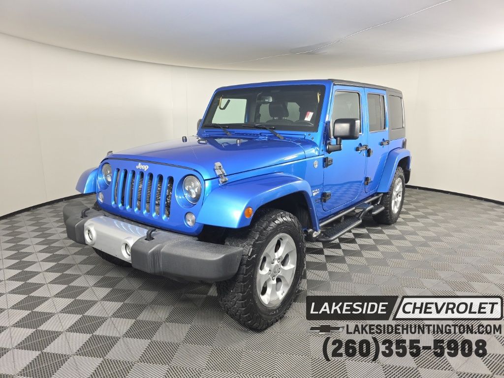 Hydro Blue Pearl Coat 2015 Jeep Wrangler SUV / Crossover Four-Wheel Drive 5-Speed Automatic