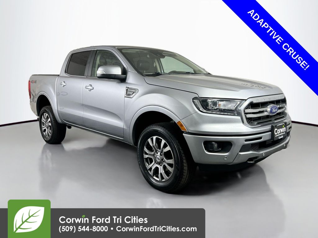 Iconic Silver Metallic 2020 Ford Ranger Pickup Truck Four-Wheel Drive Automatic