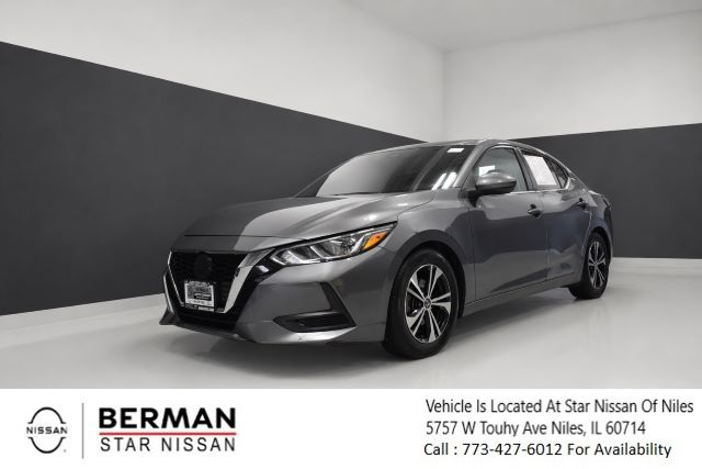 Gray (Gun Metallic) 2023 Nissan Sentra SV FWD Sedan Front-Wheel Drive Continuously Variable Transmission