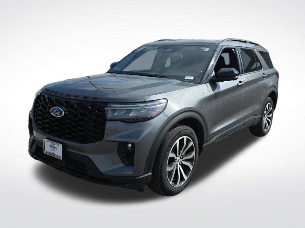 Carbonized Gray Metallic 2025 Ford Explorer SUV / Crossover All-Wheel Drive Automatic
