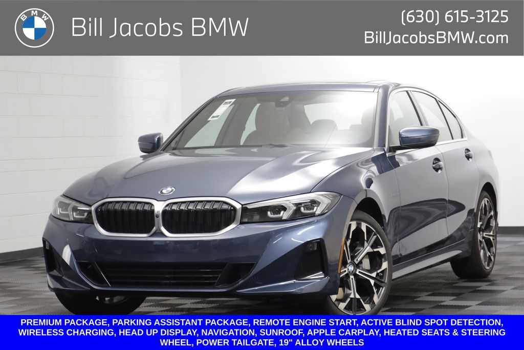 Arctic Race Blue Metallic 2026 BMW 3 Series Sedan All-Wheel Drive Automatic