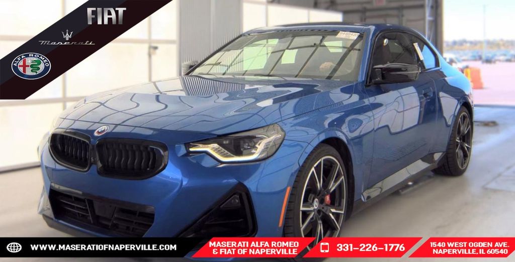 Portimao Blue Metallic 2023 BMW 2 Series Coupe All-Wheel Drive 8-Speed Automatic
