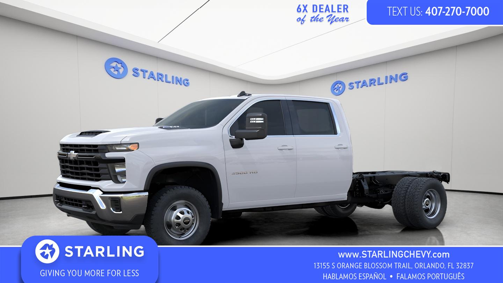 Summit White 2026 Chevrolet Silverado 3500HD Pickup Truck Four-Wheel Drive Automatic