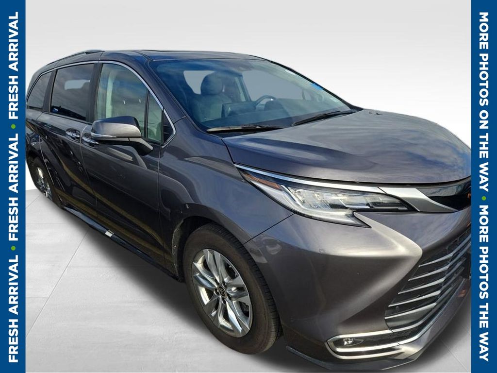 Predawn Gray Mica 2024 Toyota Sienna Limited 7-Passenger AWD Minivan All-Wheel Drive Continuously Variable Transmission