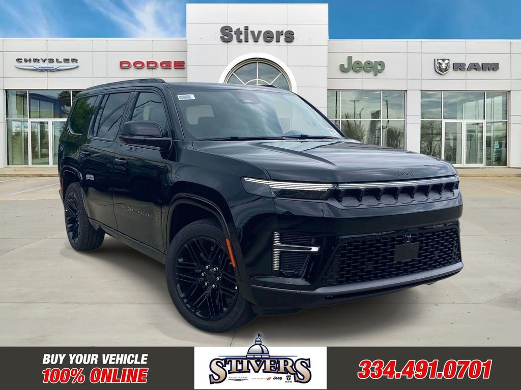 High Gloss Black 2026 Jeep Grand Wagoneer SUV / Crossover Four-Wheel Drive 8-Speed Automatic