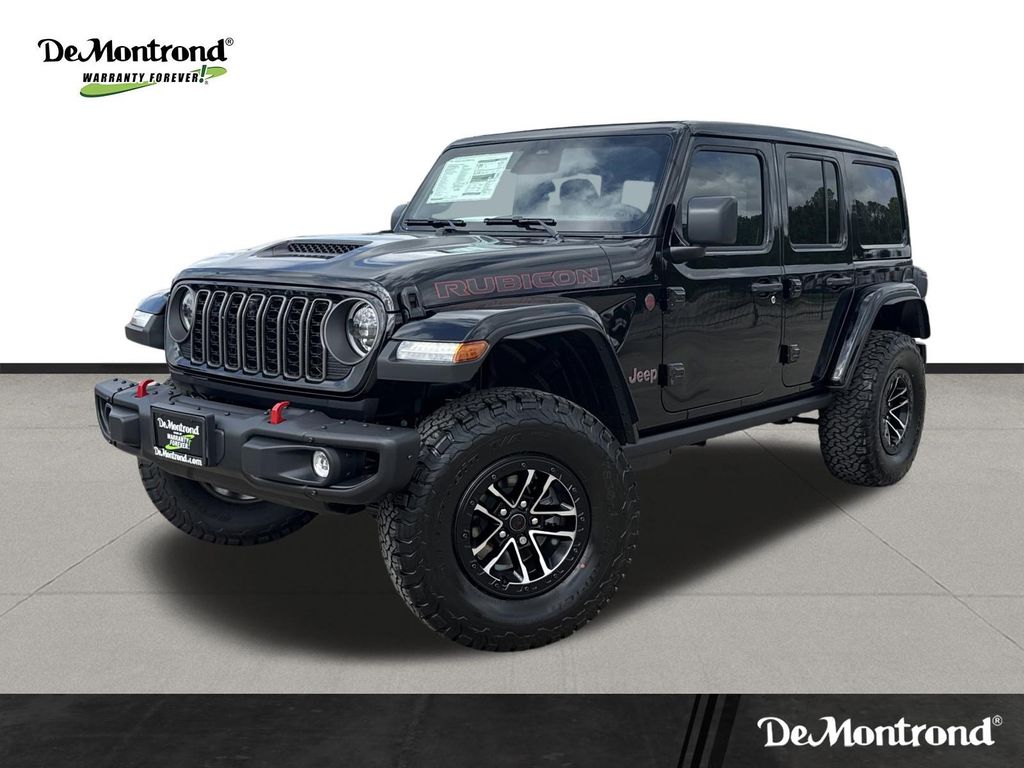 Black Clearcoat 2026 Jeep Wrangler Rubicon X 4-Door 4WD SUV / Crossover Four-Wheel Drive 8-Speed Automatic