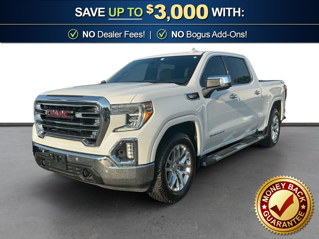 White Frost Tricoat 2020 GMC Sierra 1500 Pickup Truck Four-Wheel Drive Automatic