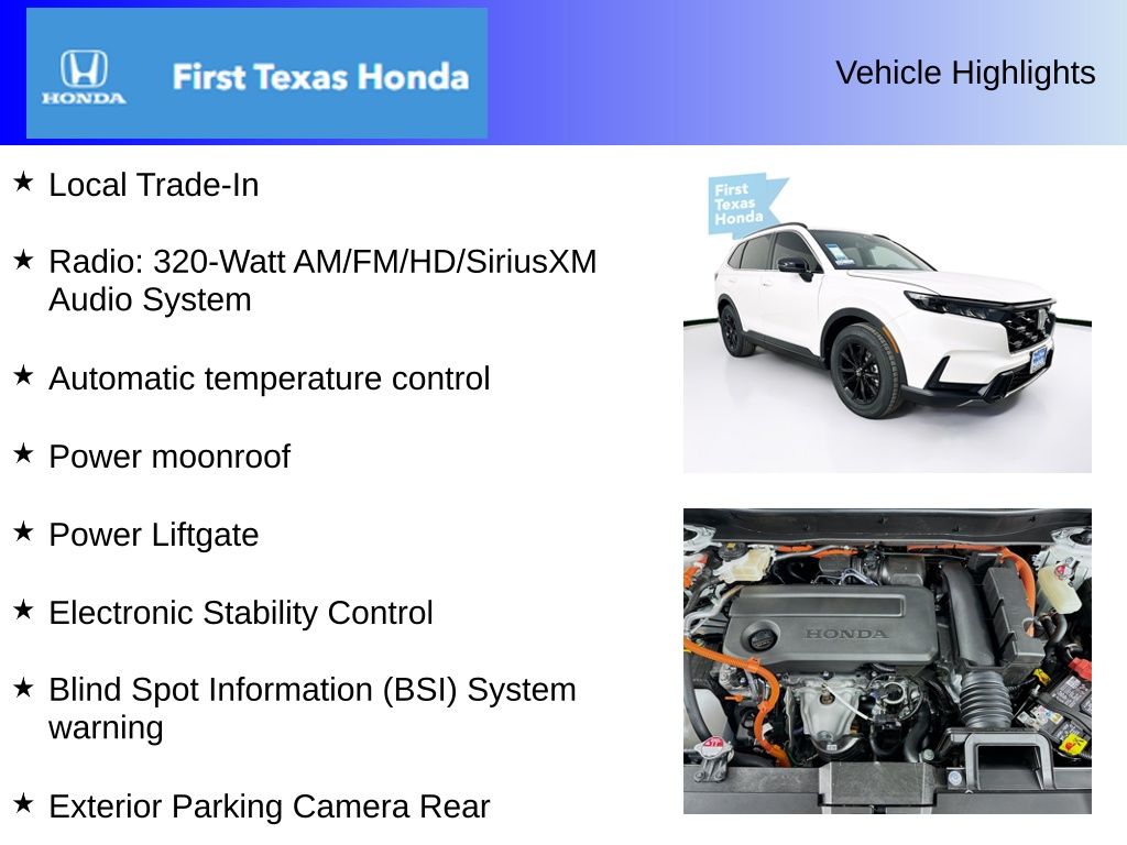 Used Car 2025 Honda Cr-v Hybrid  Sport-l For Sale Under $35,000 In Austin, Texas