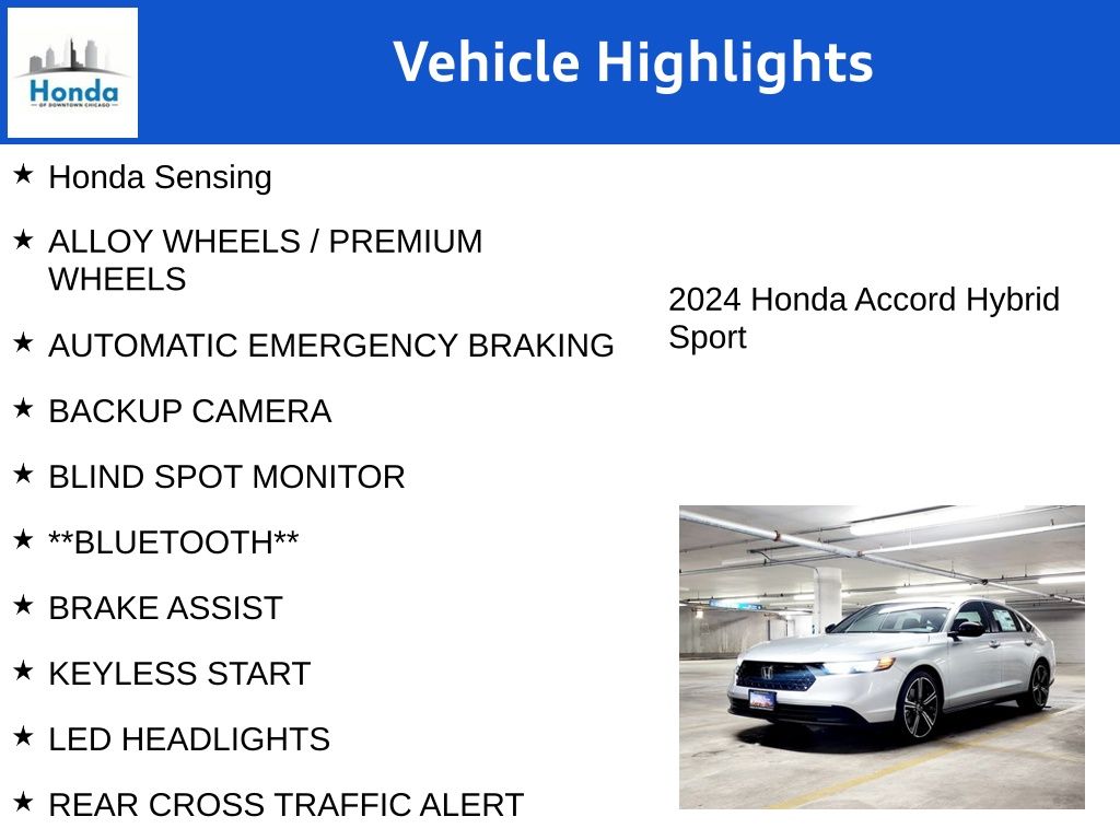 2024 Honda Accord Hybrid Sport 7