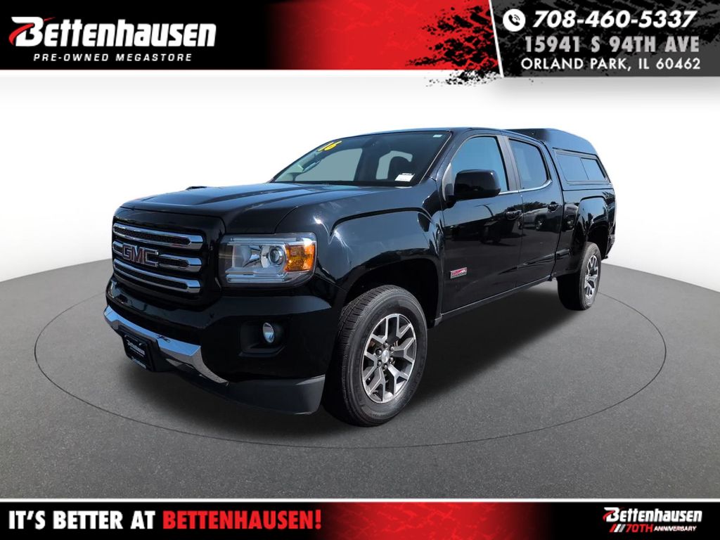Onyx Black 2015 GMC Canyon Pickup Truck Four-Wheel Drive 6-Speed Automatic