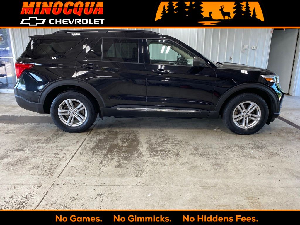 Black Metallic 2020 Ford Explorer SUV / Crossover All-Wheel Drive Automatic