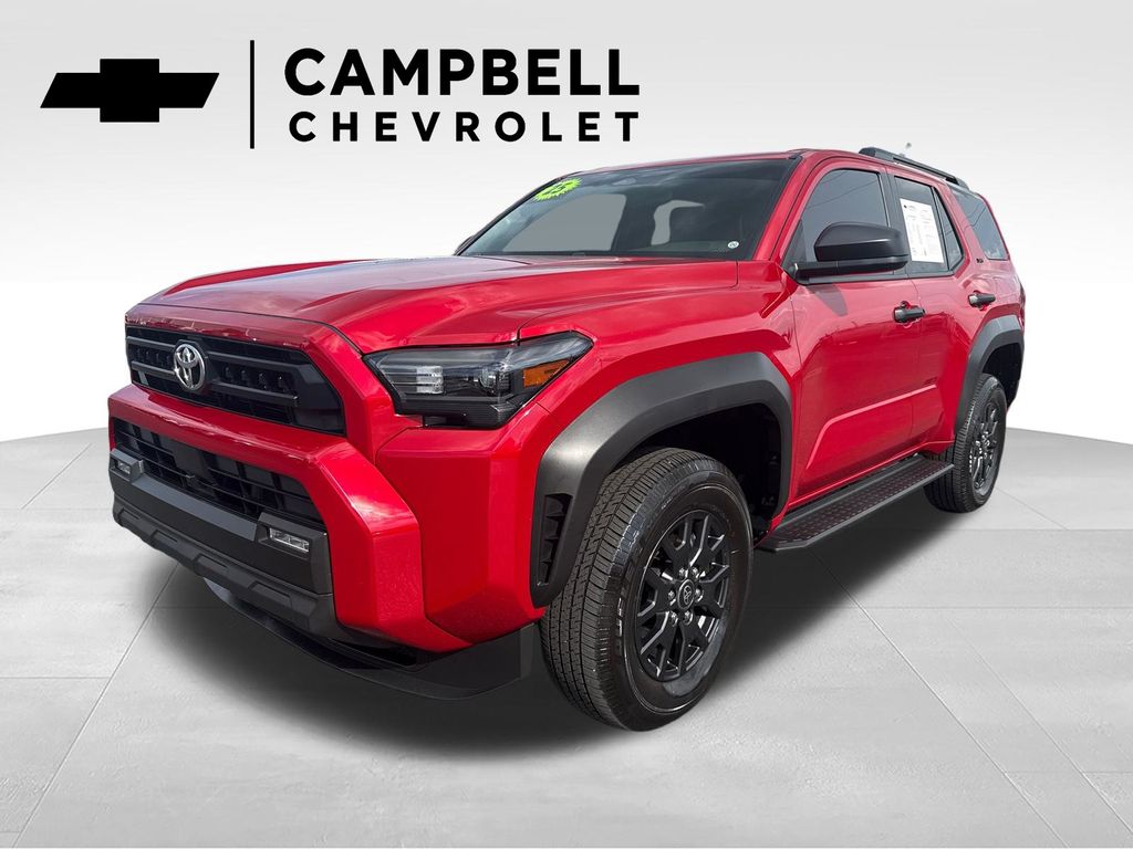 Red 2025 Toyota 4Runner SUV / Crossover Four-Wheel Drive 8-Speed Automatic