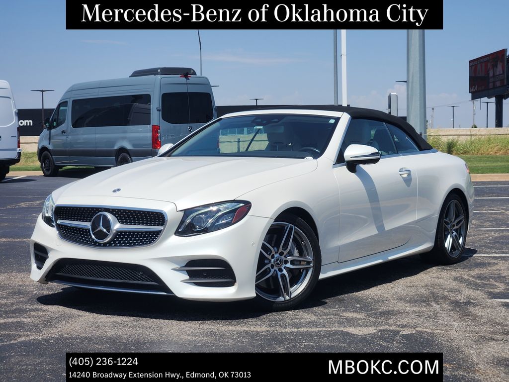 designo Diamond White Metallic 2018 Mercedes-Benz E-Class Convertible Rear-Wheel Drive 9-Speed Automatic