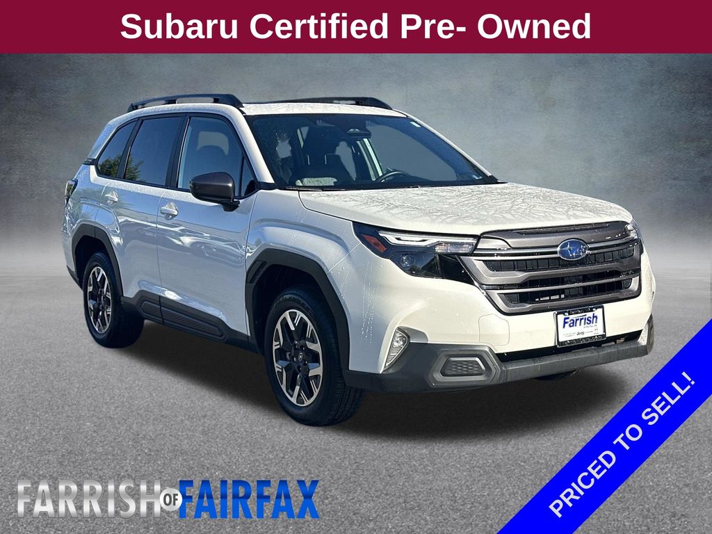 Crystal White Pearl 2026 Subaru Forester SUV / Crossover All-Wheel Drive Continuously Variable Transmission