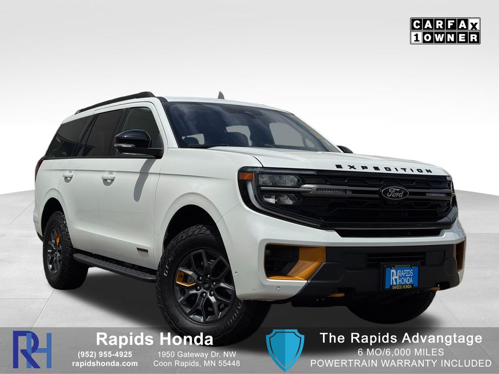 Star White Metallic Tri-Coat 2025 Ford Expedition SUV / Crossover Four-Wheel Drive Automatic