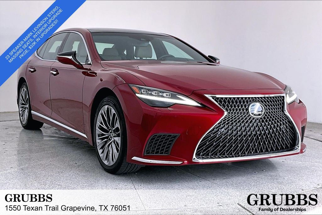 Matador Red Mica 2023 Lexus LS Sedan All-Wheel Drive Automatic