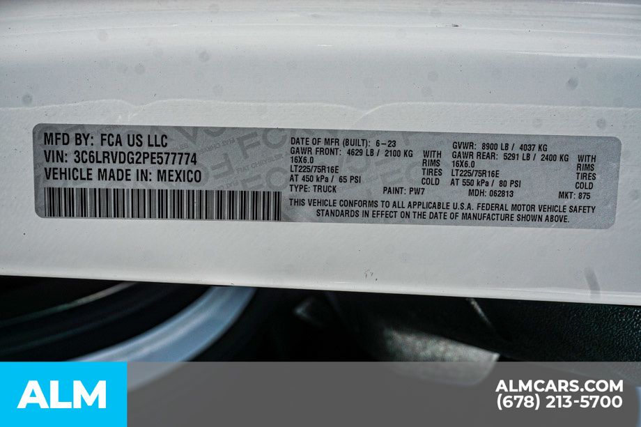 Used 2023 White Ram High Roof image 60