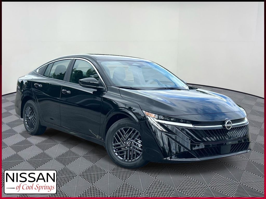 Super Black 2026 Nissan Sentra Sedan Front-Wheel Drive Continuously Variable Transmission