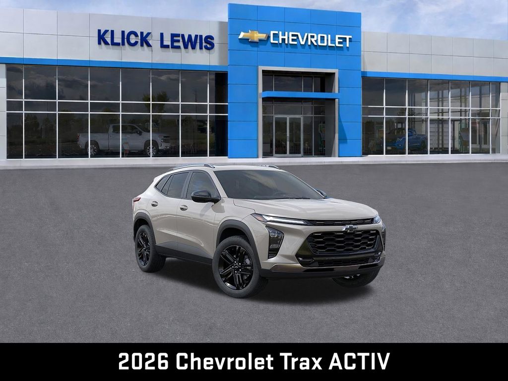 2026 Chevrolet Trax ACTIV White at Klick Lewis Buick Chevrolet
