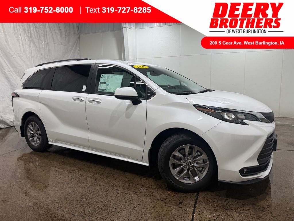 Pearl 2026 Toyota Sienna Minivan Front-Wheel Drive Continuously Variable Transmission