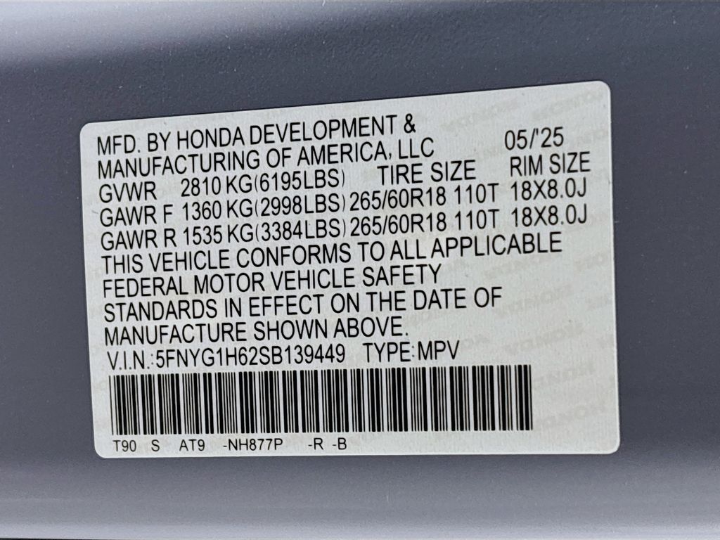 2025 Honda Pilot TrailSport